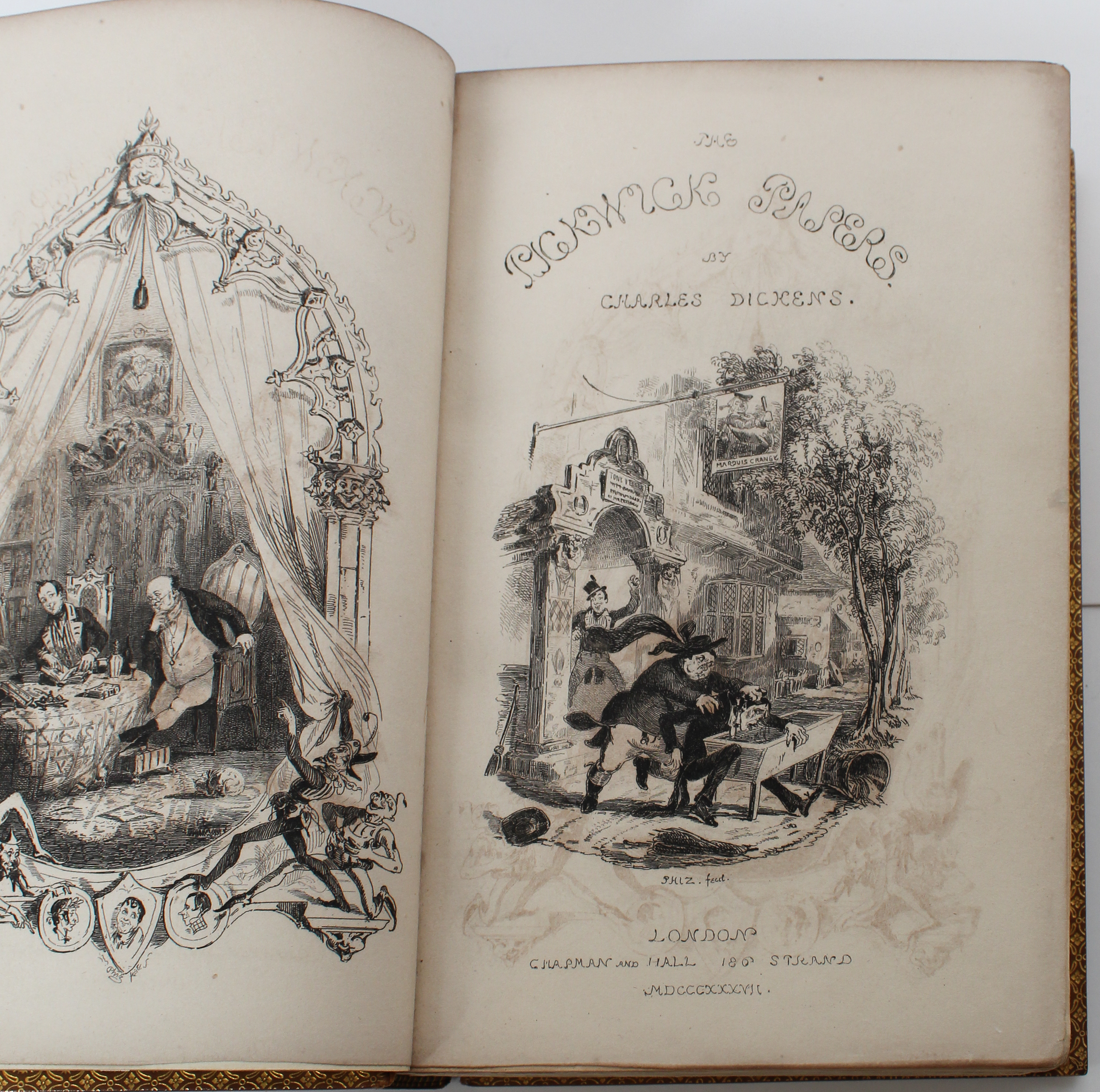 Dickens, Pickwick Papers, Book Form 1836 - Image 3 of 6