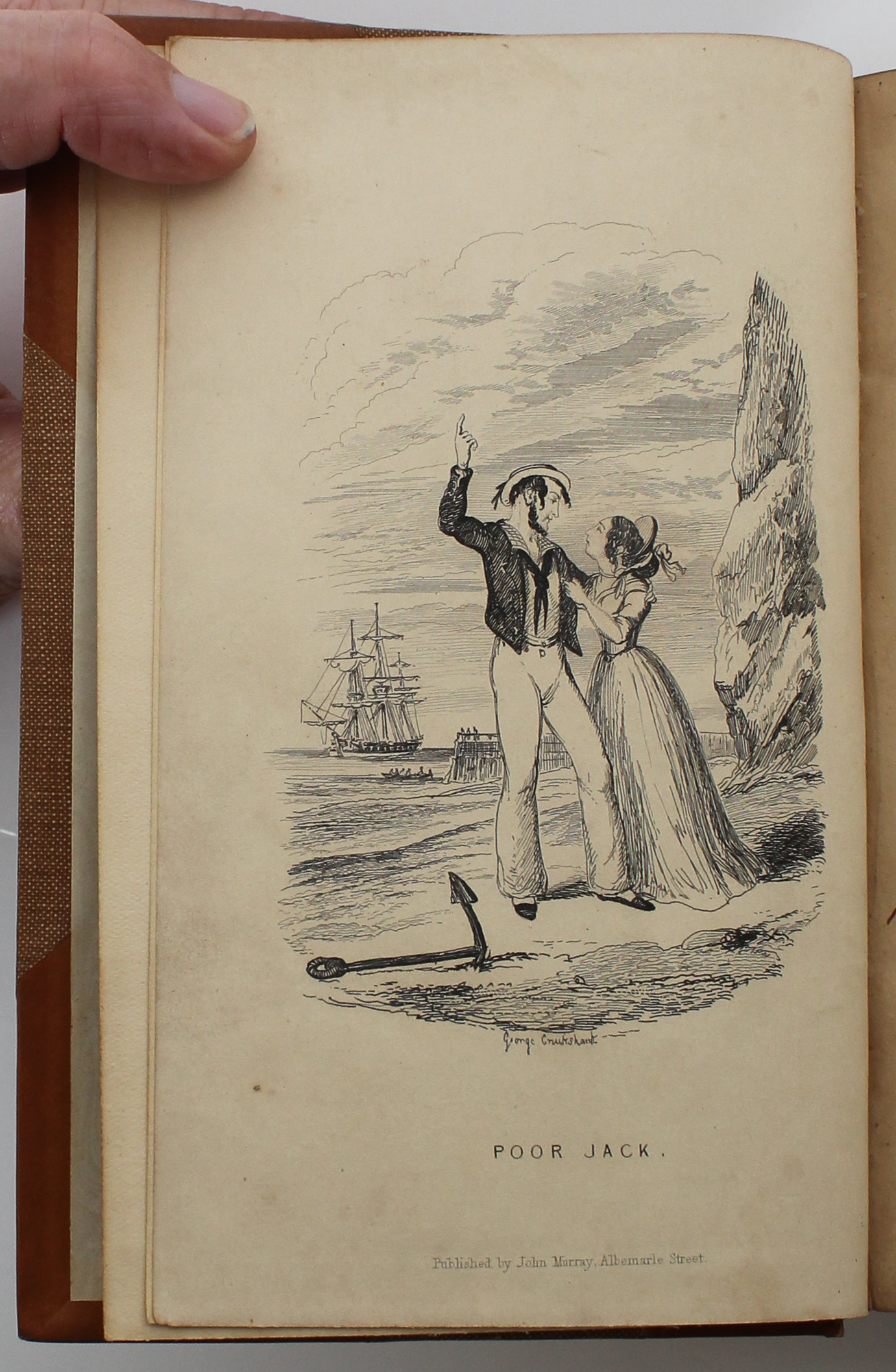 Charles Dibdin Songs, Cruikshank Sketches 1841 - Image 4 of 6
