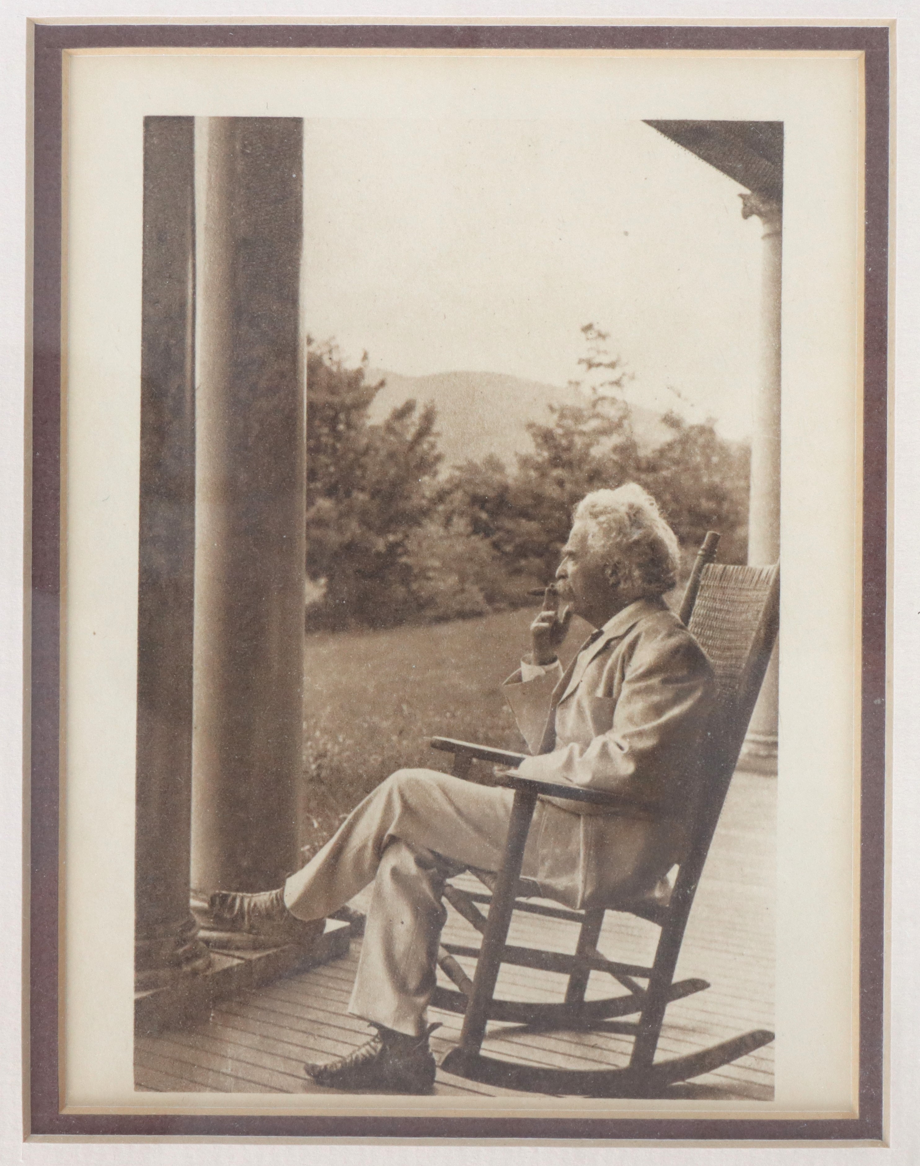 Historic Mark Twain Autograph w/ Iconic Photo - Image 2 of 4