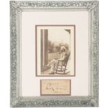 Historic Mark Twain Autograph w/ Iconic Photo