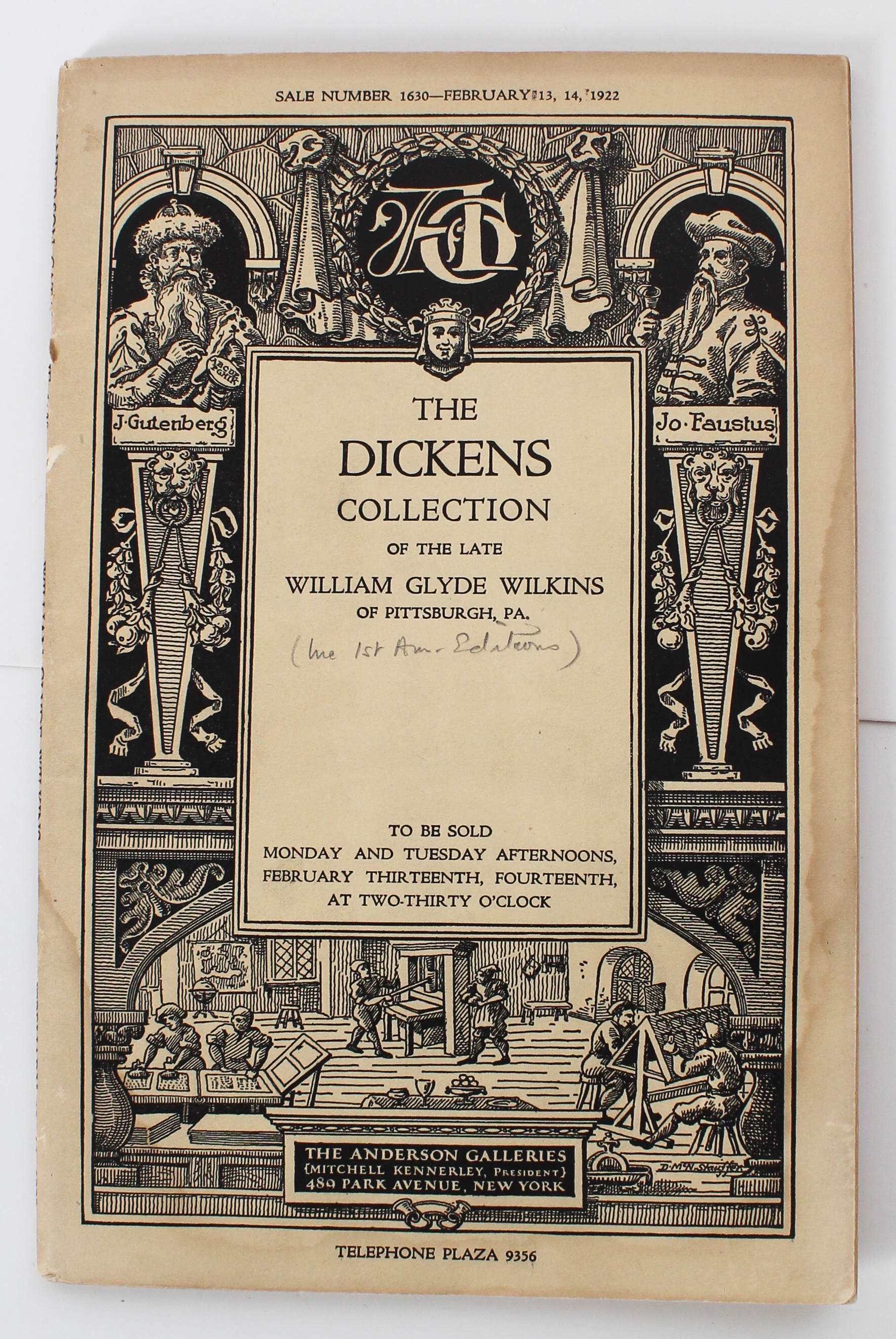 Dickens Auction Sales Catalogues 1916-1971 - Image 2 of 5