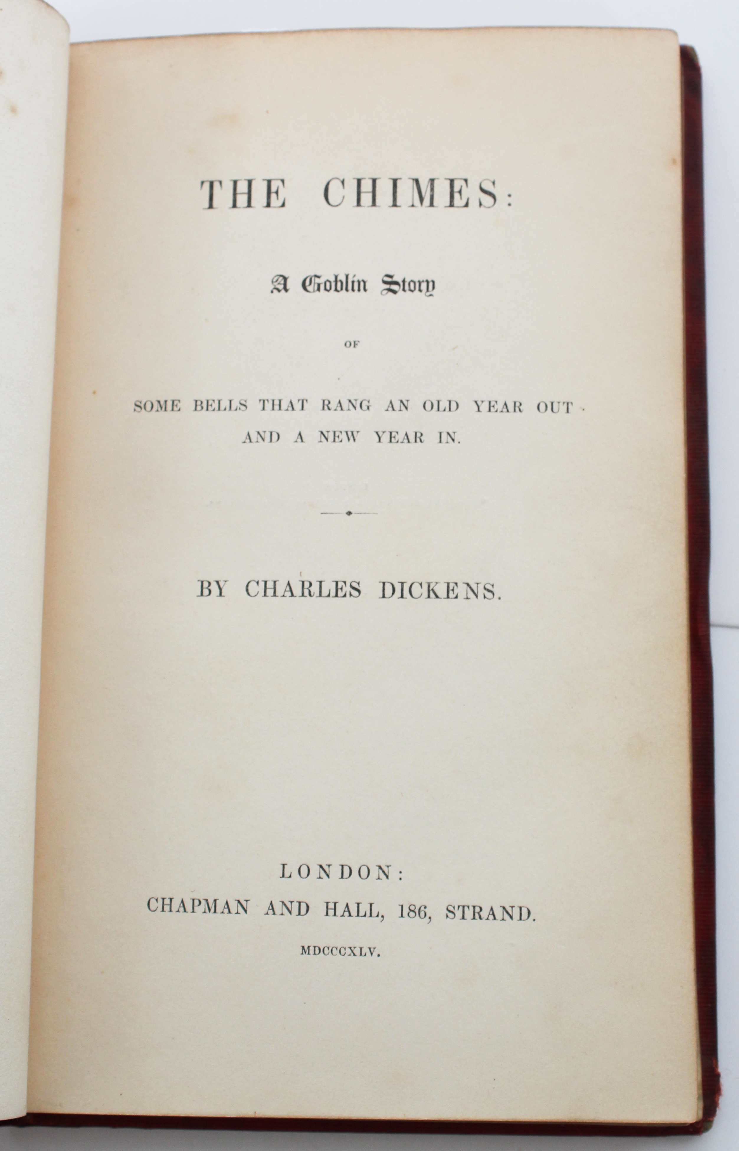 Dickens, The Chimes & The Battle of Life, 1st Ed - Image 5 of 5