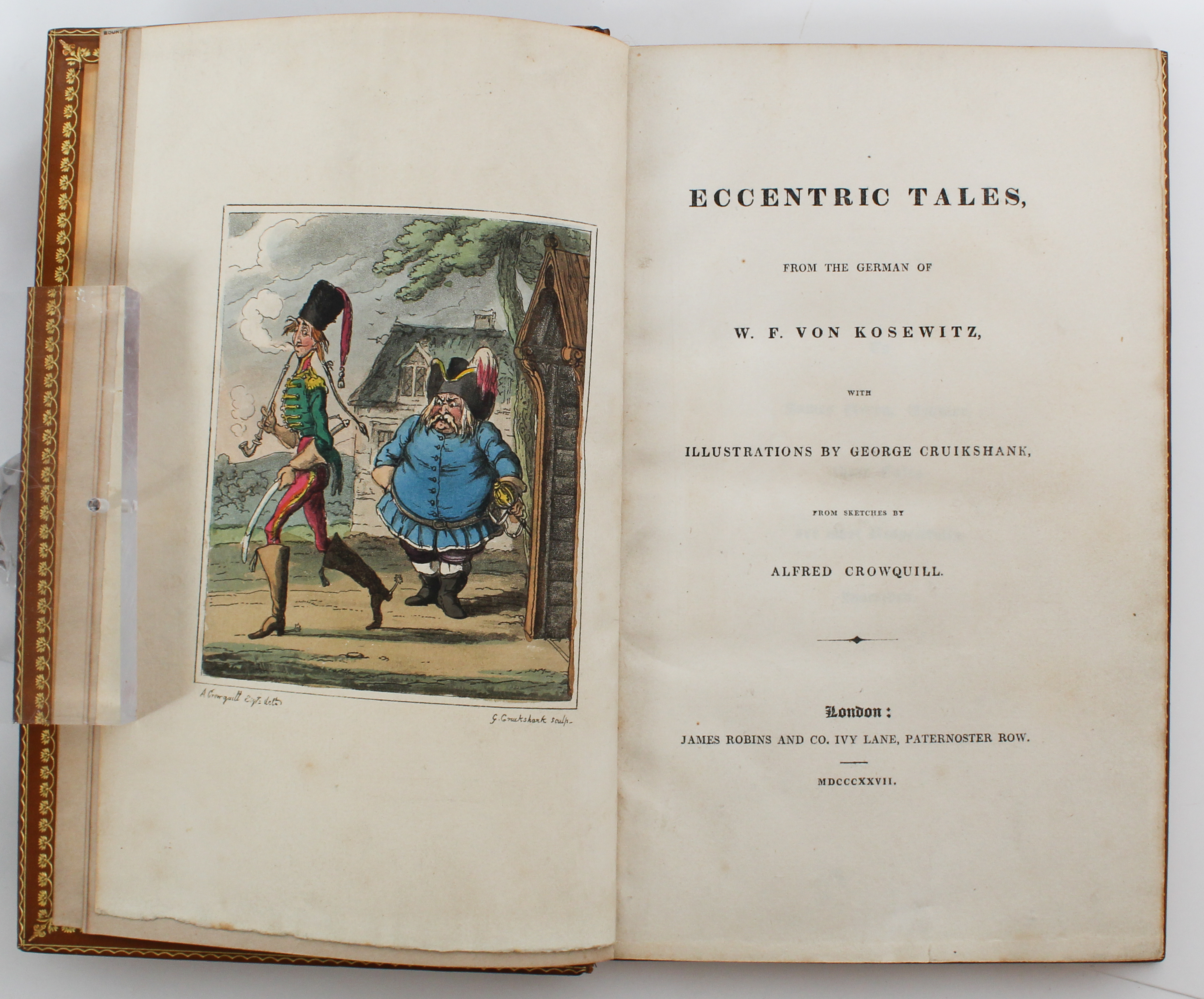 Eccentric Tales, Von Kosewitz, Cruikshank Illust - Image 4 of 4