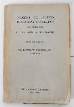 Dickens Auction Sales Catalogues 1916-1971
