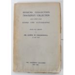 Dickens Auction Sales Catalogues 1916-1971