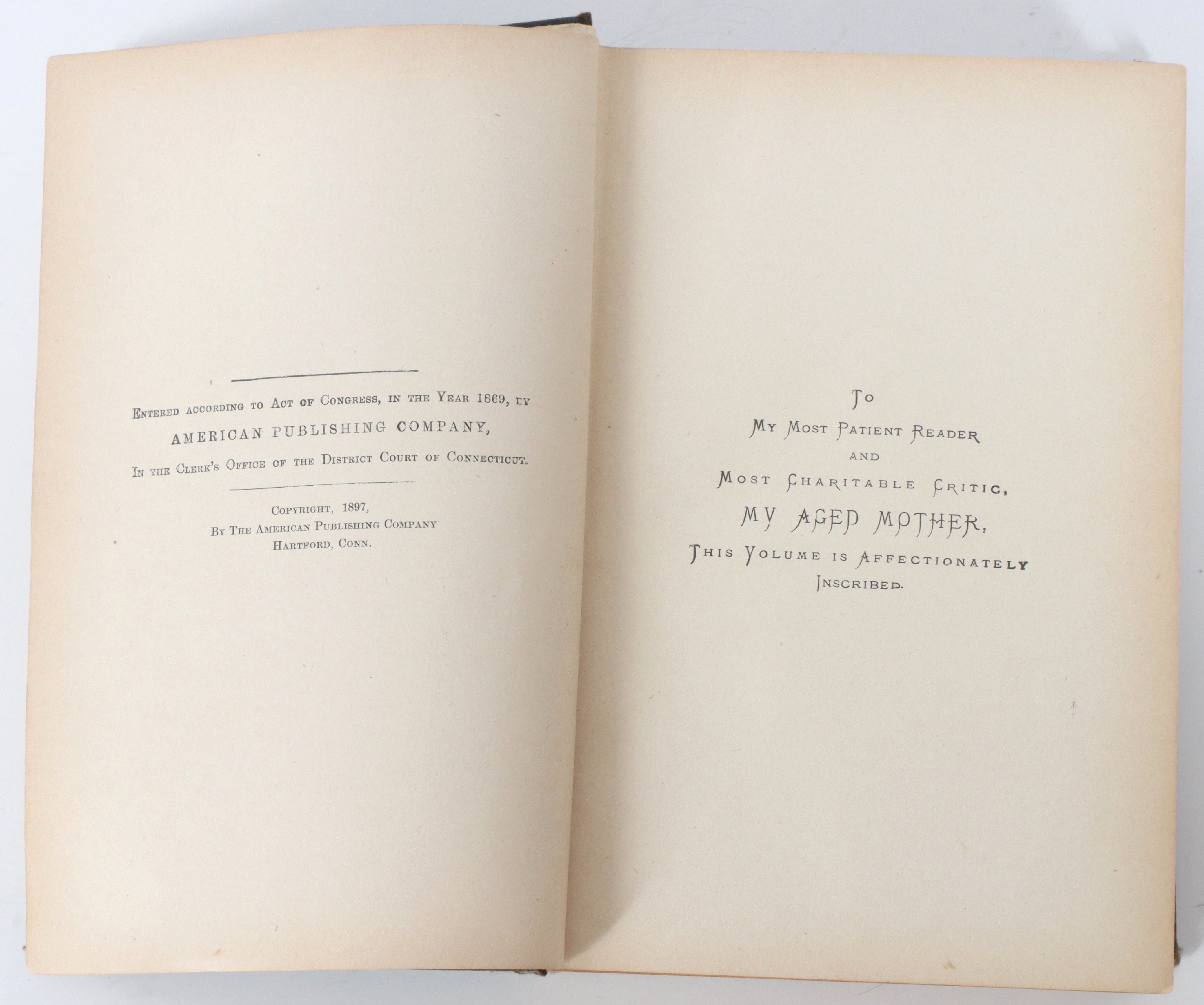 Mark Twain Book; The Innocents Abroad Or The New Pilgrim’s Progress - Image 11 of 13