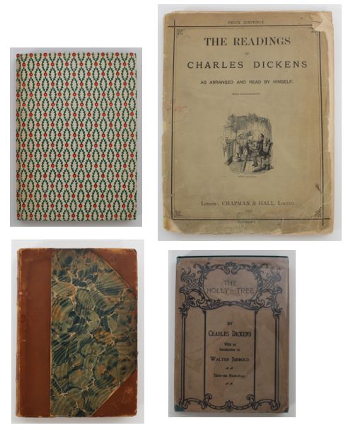 Four Christmas Carol Books by Dickens 1883 - 1944