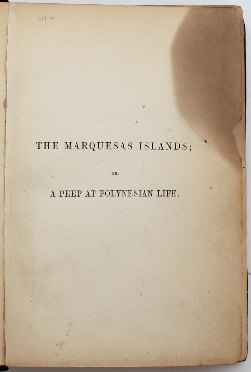 Herman Melville, The Marquesas Islands, 1st Ed1846 - Image 4 of 7
