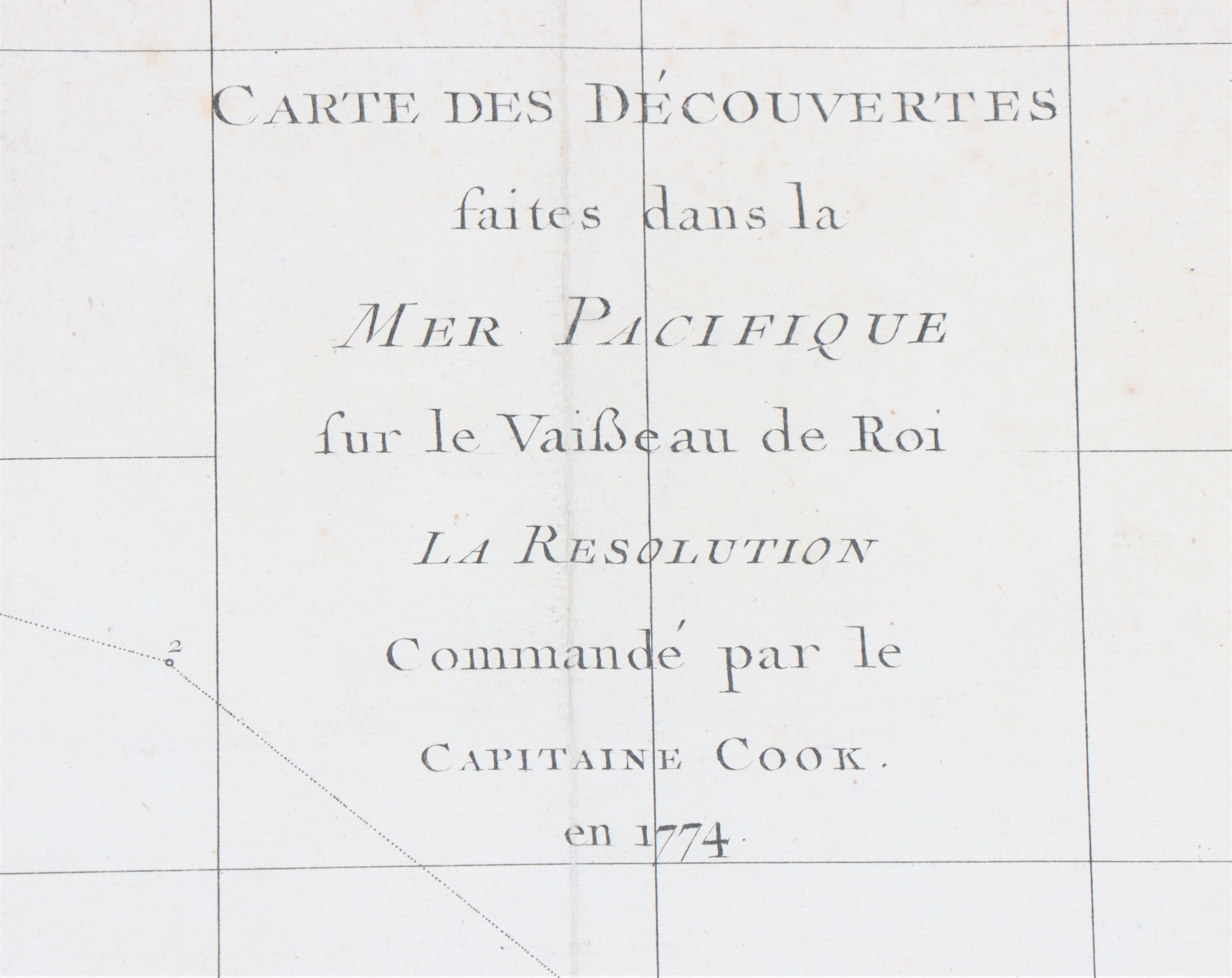 Captain James Cook Map of New Caledonia 1778 - Image 3 of 13
