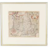 Map of Great Britain by William Hole 17th Century