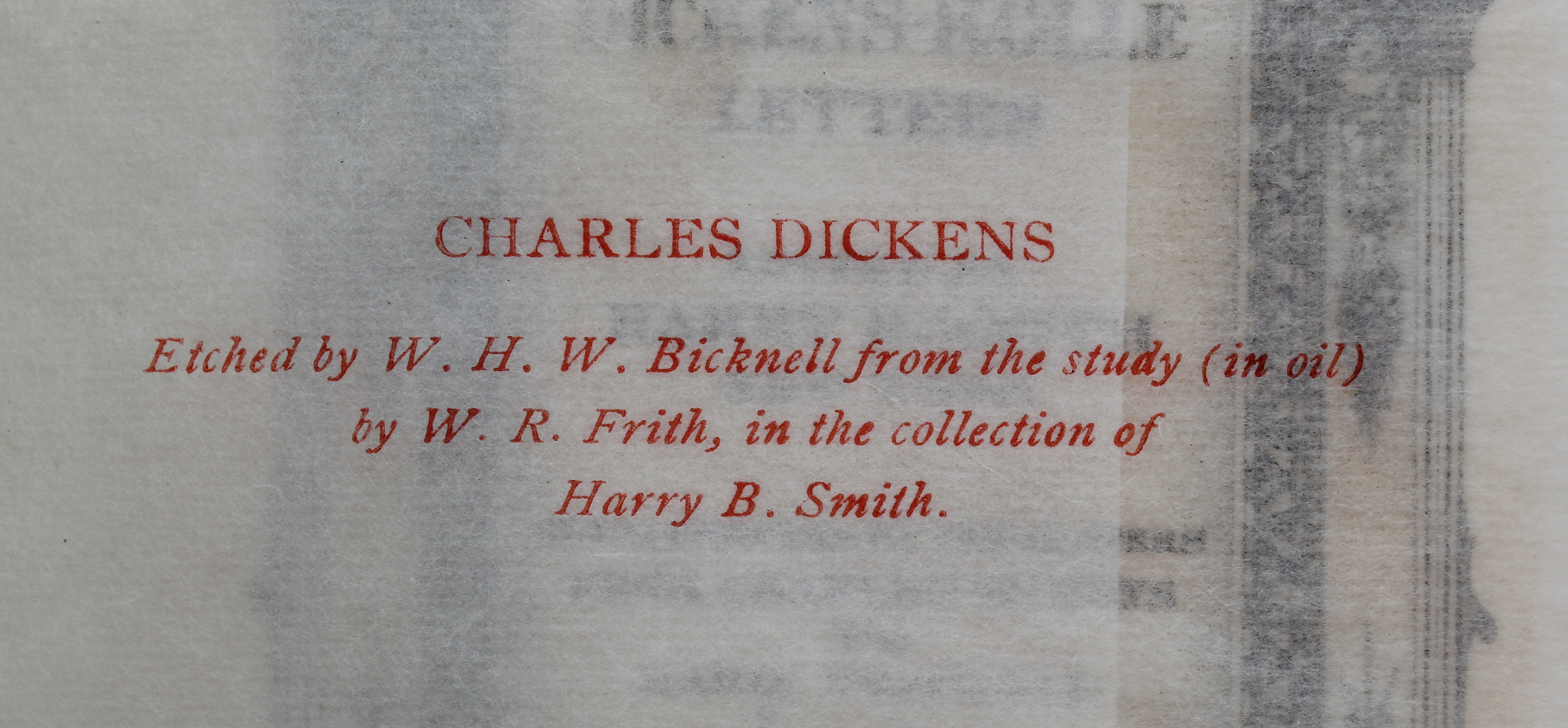 Dickens- Kolle Letters, Ed by Harry B. Smith 1910 - Image 4 of 6