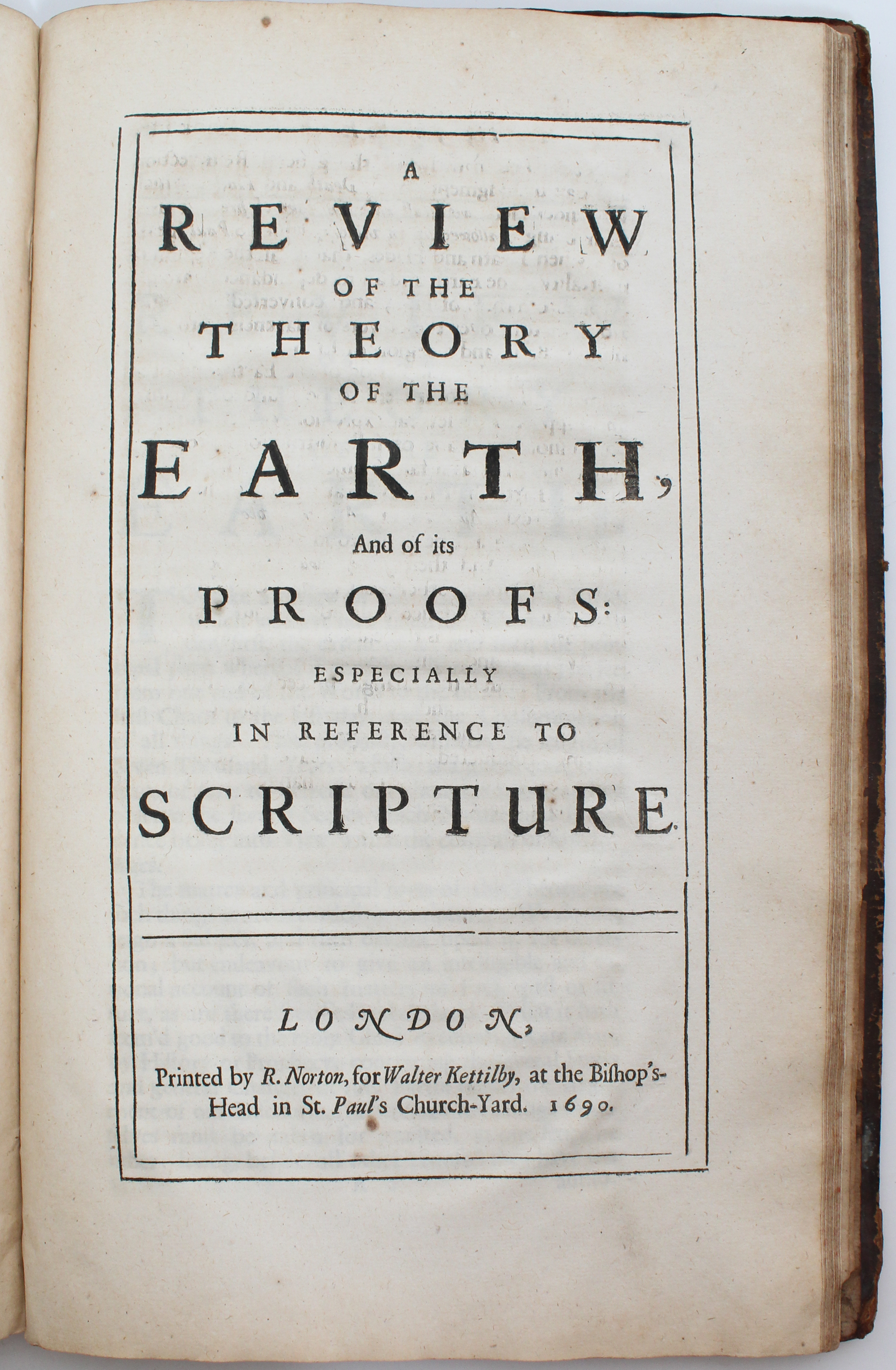 The Theory Of The Earth 1690 - Image 12 of 15