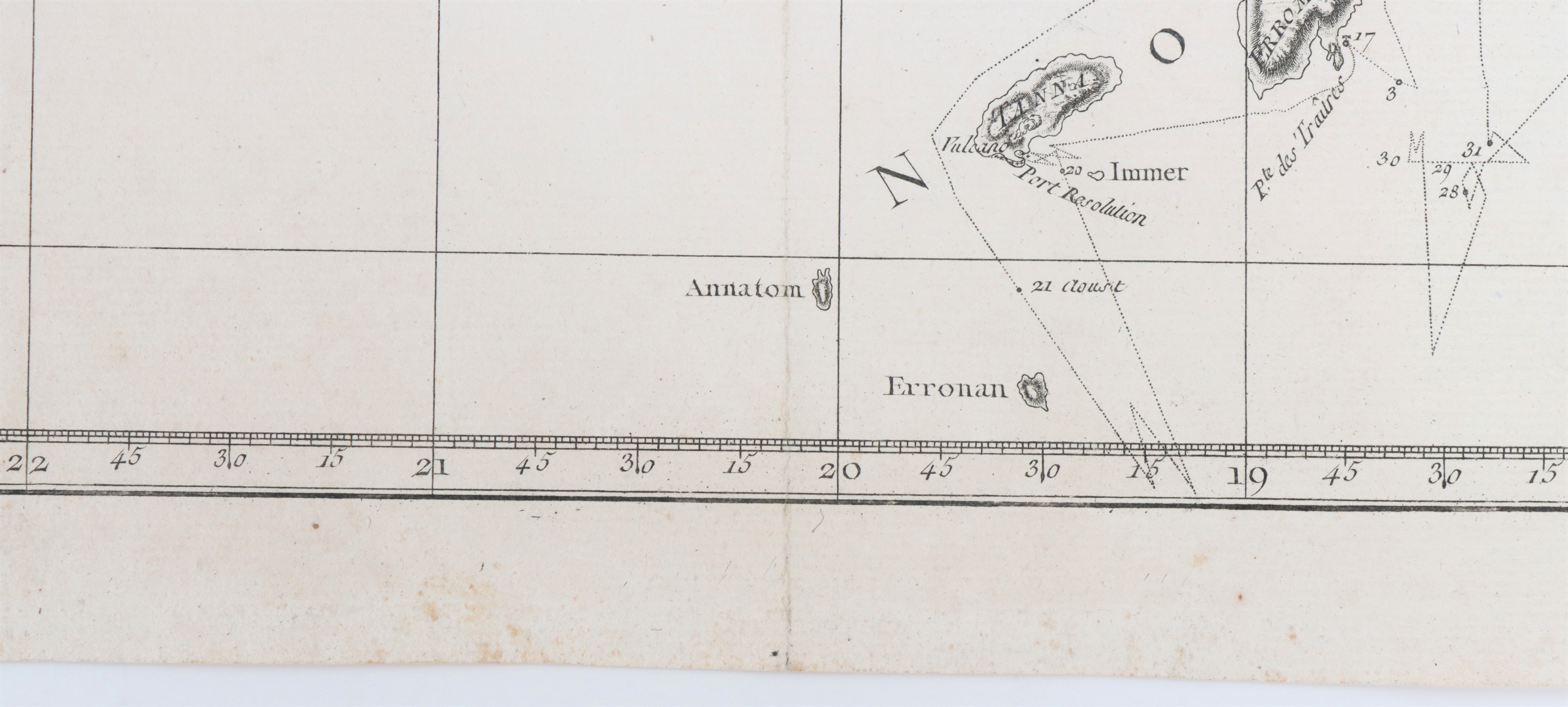 Captain James Cook Map of New Caledonia 1778 - Image 5 of 13