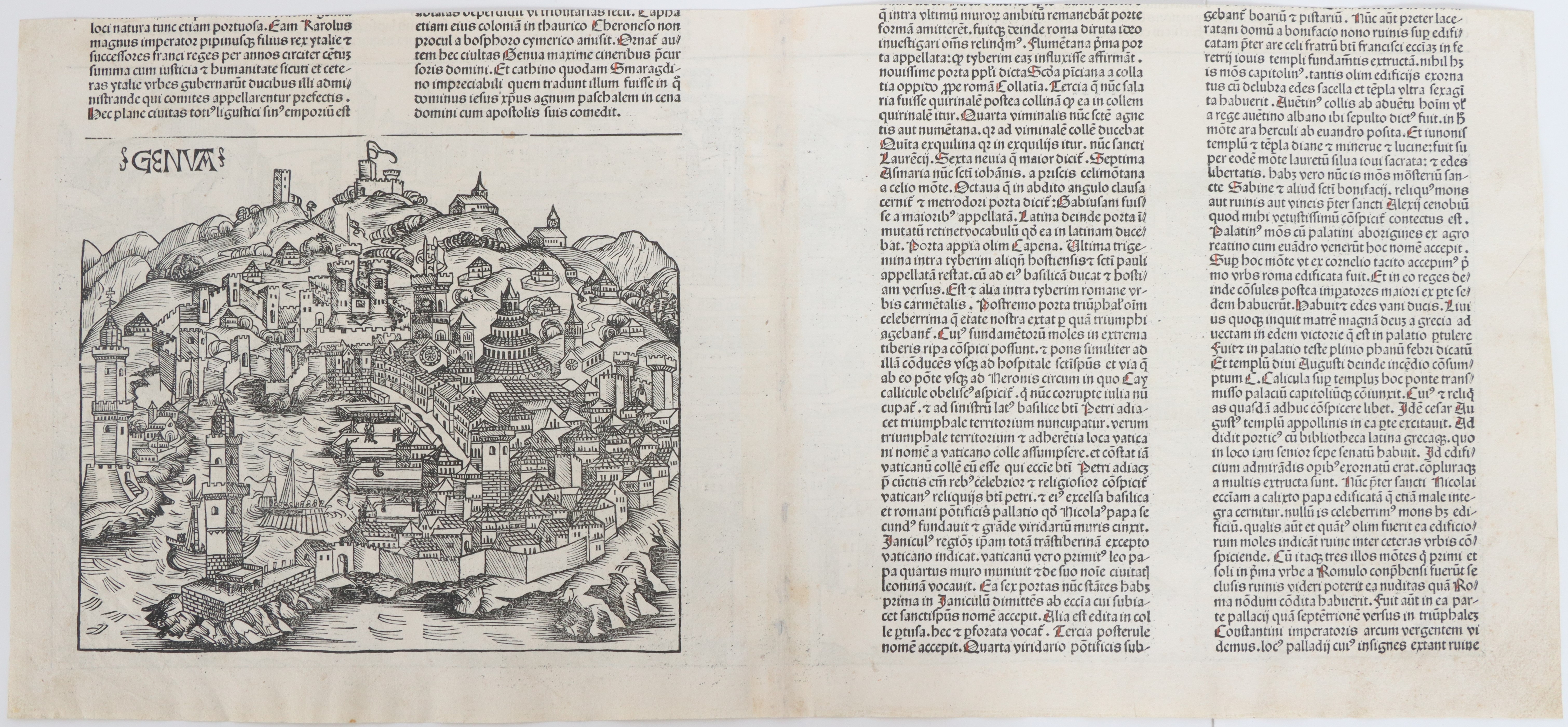 Late 15th Century Engraving of Rome - Image 6 of 11