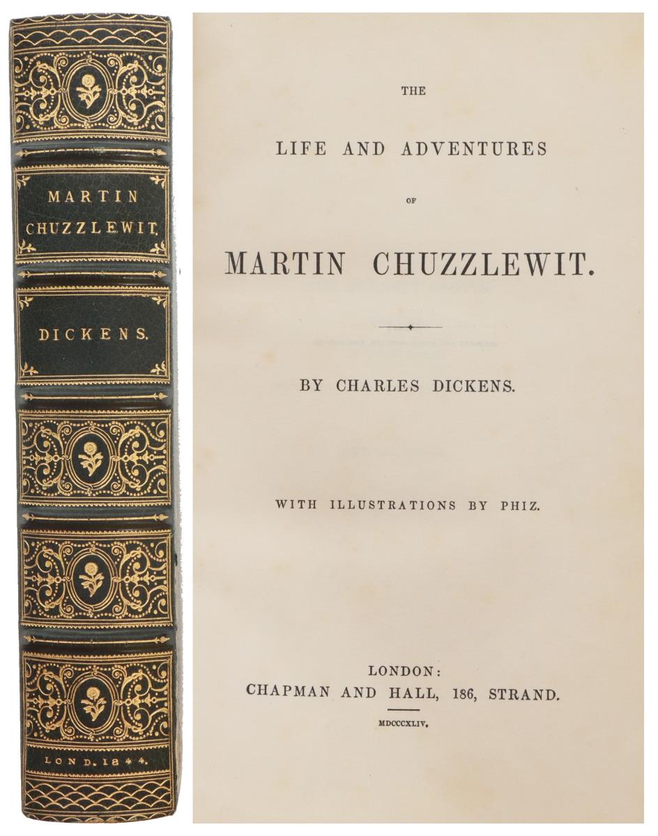 Charles Dickens, Martin Chuzzlewitt, First Ed 1844