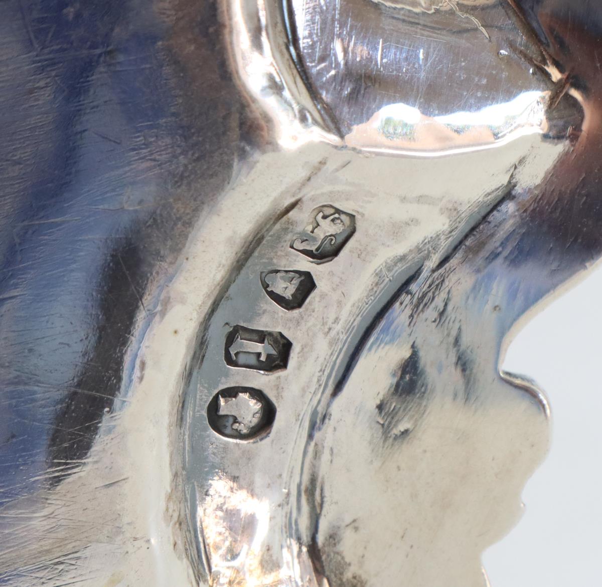 English Georgian Sterling Salver, 13.3 ozt - Image 6 of 8