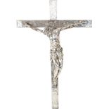 Large Italian 800 Silver Crucifix, 39 OZT