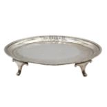 English Georgian Sterling Footed Salver, 3.1 ozt