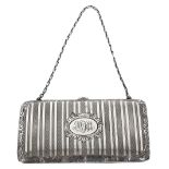 Ladies Sterling Silver Hand Clutch, 5 OZT