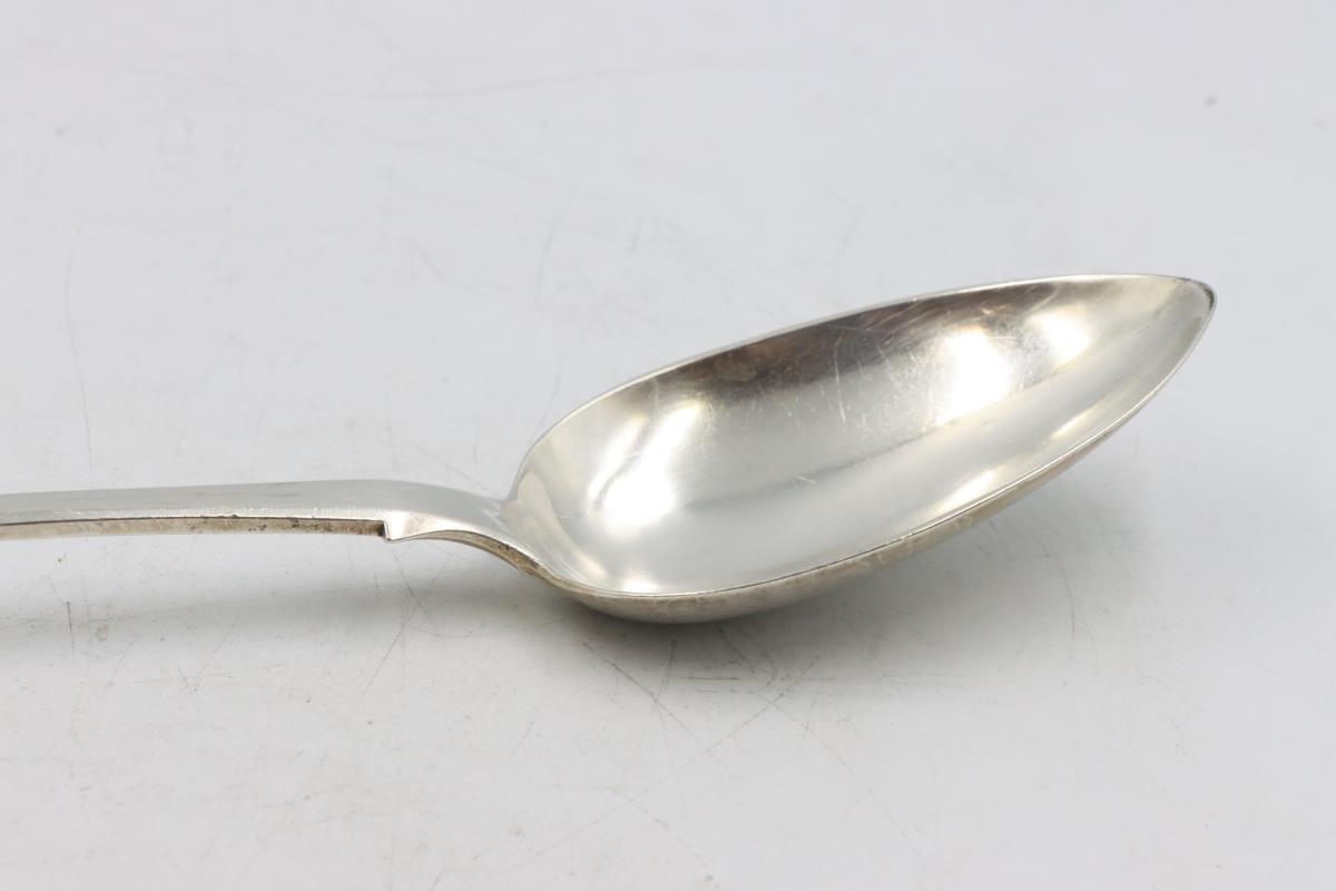 English Georgian Sterling Silver Spoon 3.86 ozt - Image 11 of 17