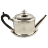 18C Georgian Sterling Teapot and Stand 15ozt