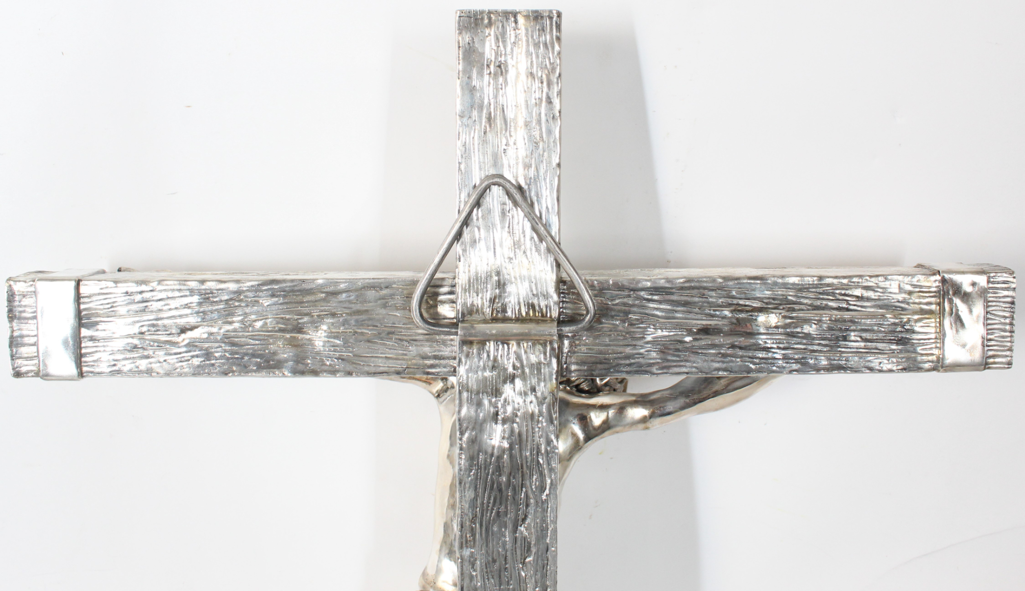 Large Italian 800 Silver Crucifix, 39 OZT - Image 14 of 17