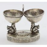 Figural Sterling Silver Condiment Set 2.55ozt