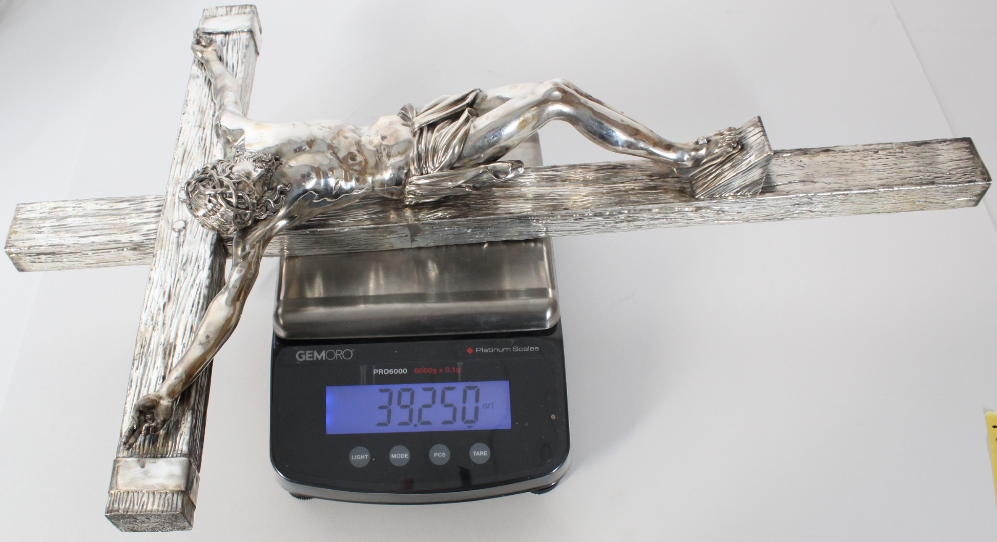 Large Italian 800 Silver Crucifix, 39 OZT - Image 17 of 17