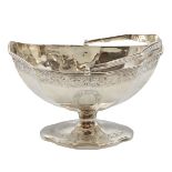 English Georgian Sterling Sweetmeat Basket 9.7 ozt