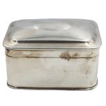 French Christofle Silver Hinged Box/Gilt Interior