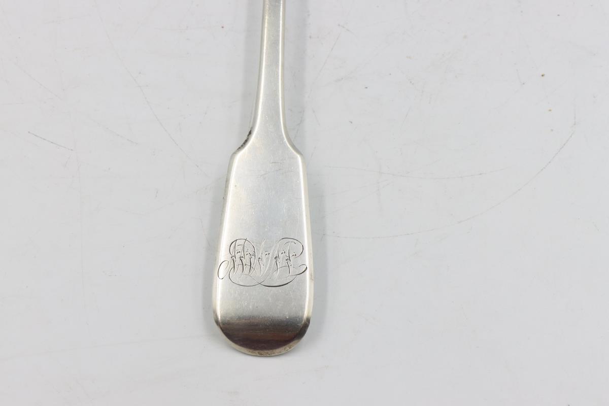 English Georgian Sterling Silver Spoon 3.86 ozt - Image 8 of 17