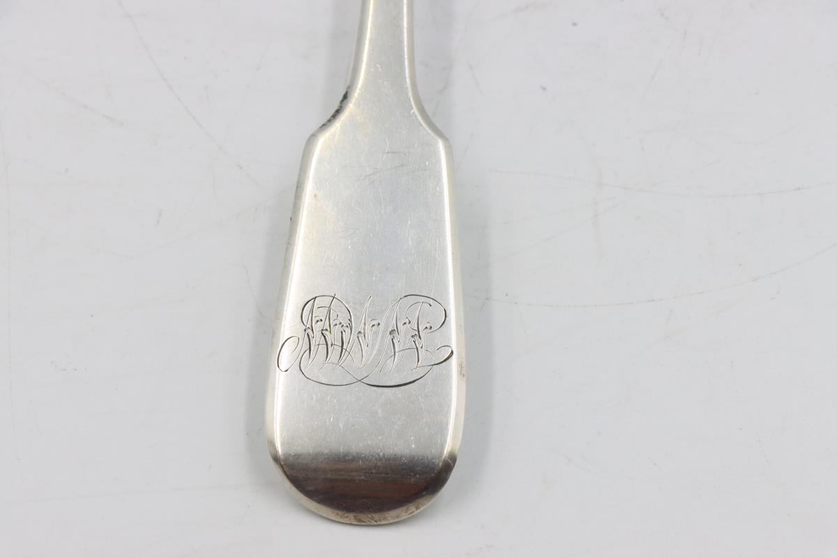 English Georgian Sterling Silver Spoon 3.86 ozt - Image 9 of 17