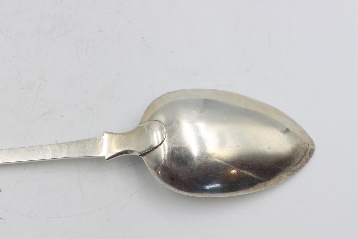 English Georgian Sterling Silver Spoon 3.86 ozt - Image 13 of 17