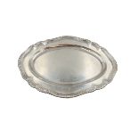 18/19th C. English Sterling Crested Platter 32.6oz