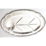 Monumental English Sterling Silver Tray 103 ozt