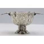 17C Silver Repousse marriage cup 9.35 ozt