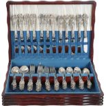 (72) Towle Sterling Silver Flatware Set 108 OZT