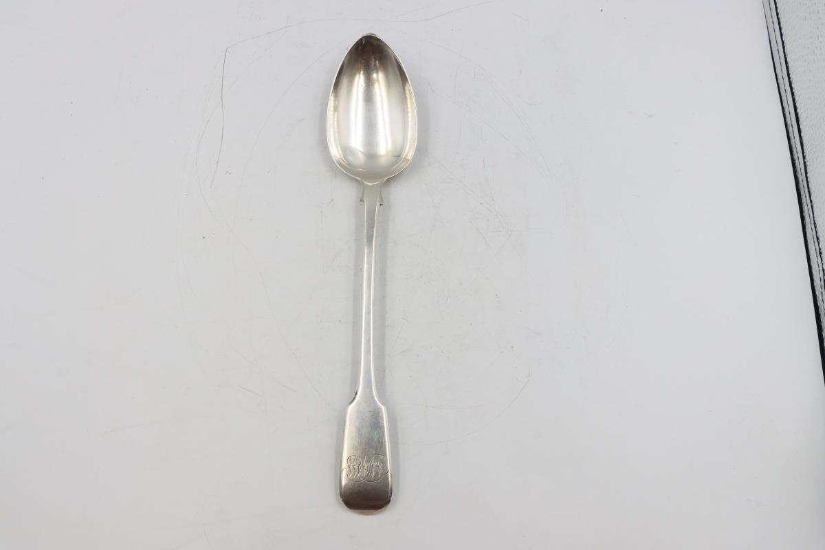 English Georgian Sterling Silver Spoon 3.86 ozt - Image 17 of 17