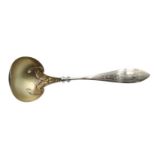 Rare 19c Gorham Sterling Gilt Berry Ladle 2.4ozt