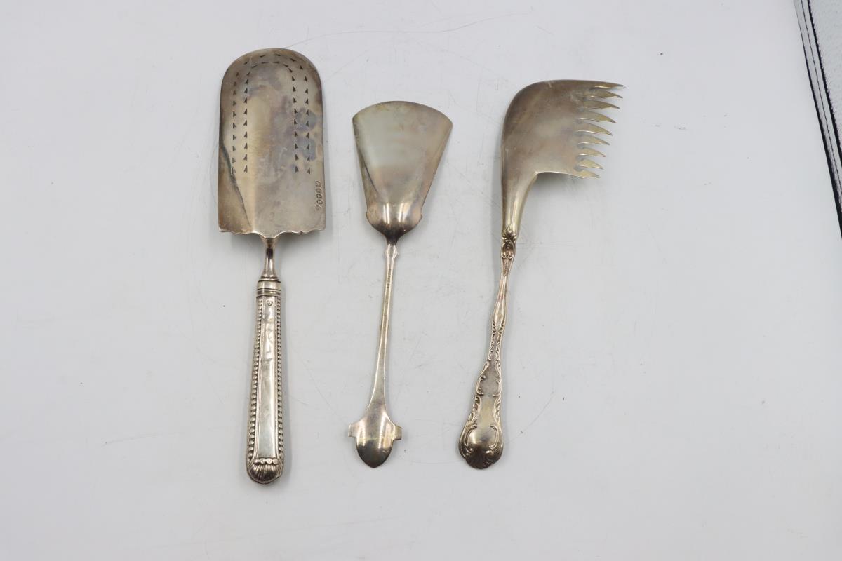 (3) Sterling Silver Utensils Rare Form 10.5ozt - Image 12 of 17