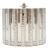 English George III Sterling Tea Caddy, 12.7 ozt