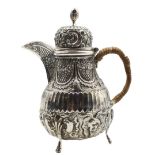 19c Silver diminutive teapot 3.67 ozt