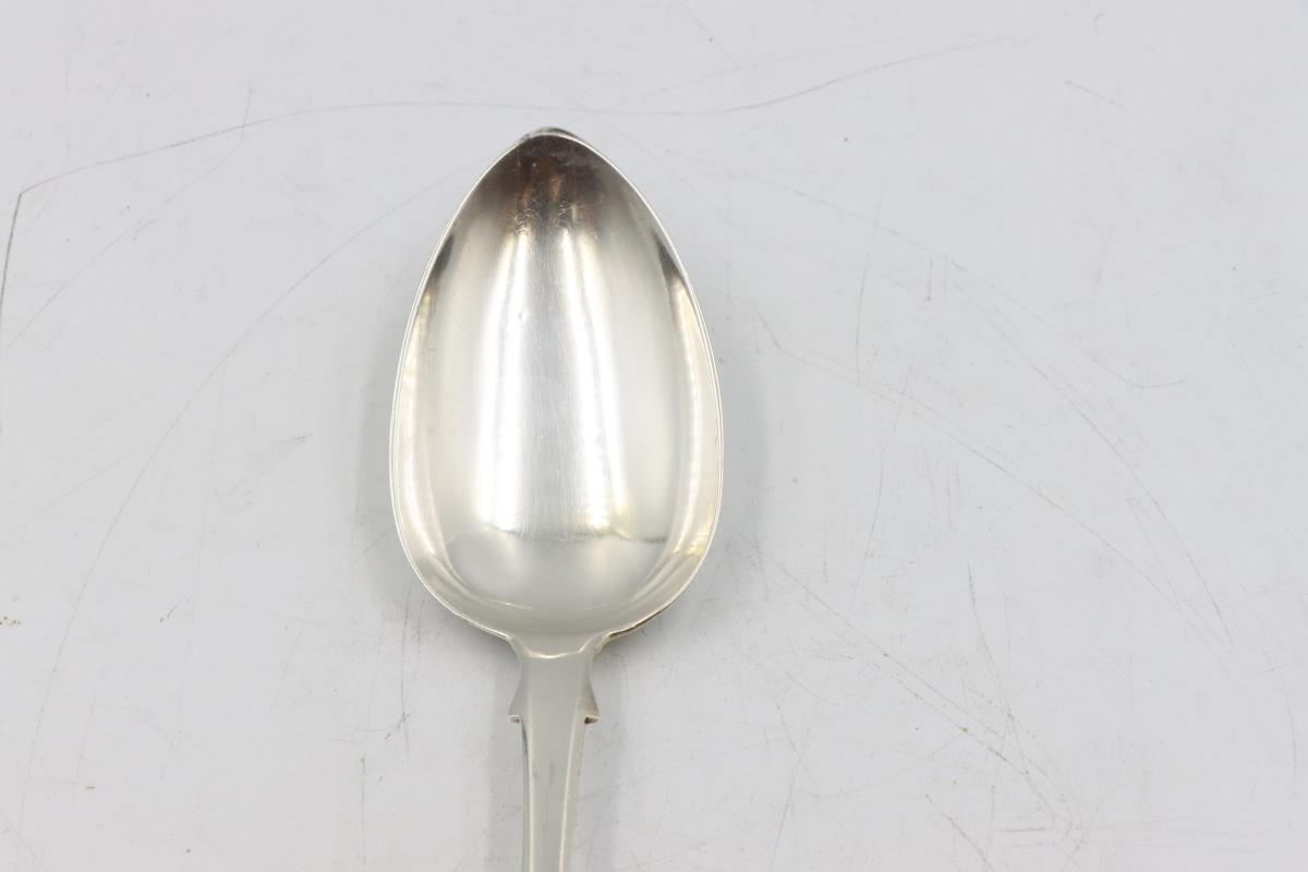 English Georgian Sterling Silver Spoon 3.86 ozt - Image 7 of 17