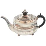 Early 19C English Georgian Sterling Teapot 9.42 oz