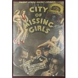 1941 Movie Poster City of Missing Girls