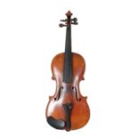 Vintage Violin in Case w Two Bows