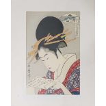 Kitagawa Utamaro Japanese Woodblock Print