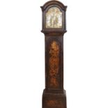 Mid 18th C Chinoiserie Grandfather Clock