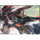 1967 American Large Abstract Signed Preston, O/B