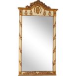 Large Mirror w Elaborate Neoclassical Gilt Frame